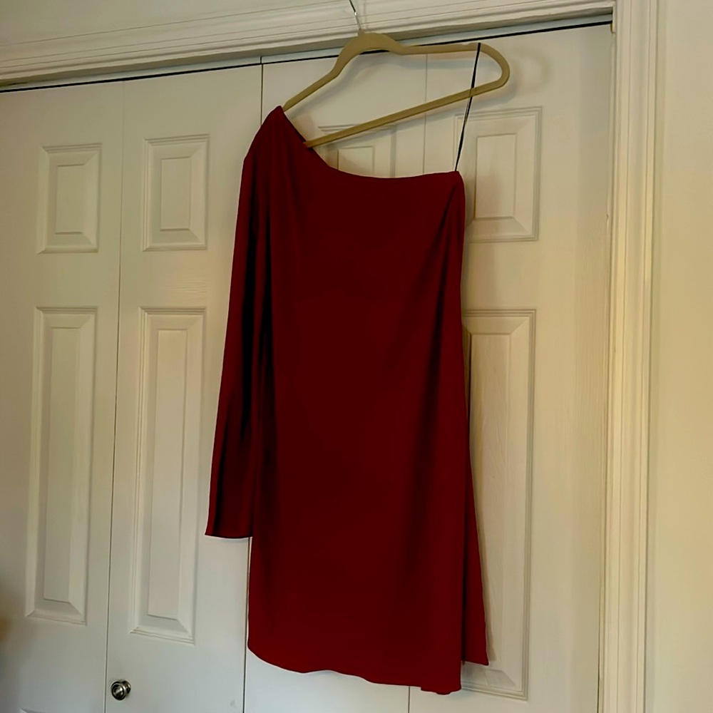 NWT Theory One Shoulder Dress